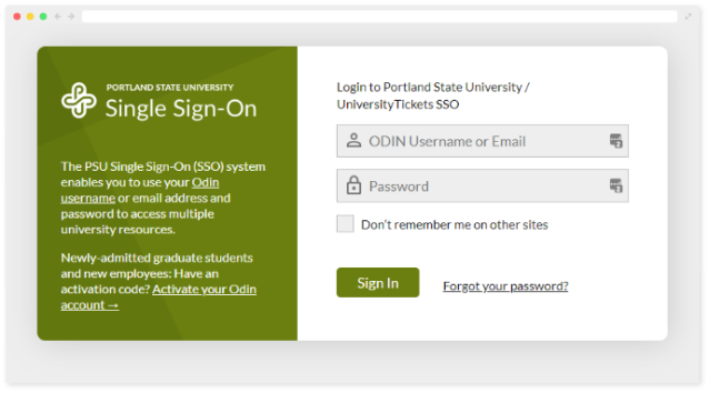 Campus ticketing system
